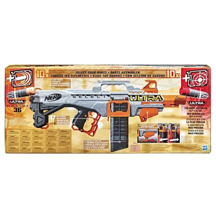 Blaster à fléchettes - NERF - Ultra Select - Distance et précision - 20 fléchettes incluses