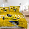 3Pcs Neymar Brazil Football Artwork Bedding Sets For All Sizes New 3D Printed Bed Cover Comforter Duvet Cover Pillowcase Bedroom Decoration