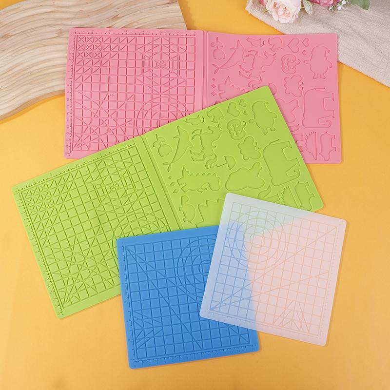 3D Printing Pen Silicone Mat Diy Creative Drawing Template Pad With Heat-Proof Finger Sleeve Art Tools Christmas Gift For Kids