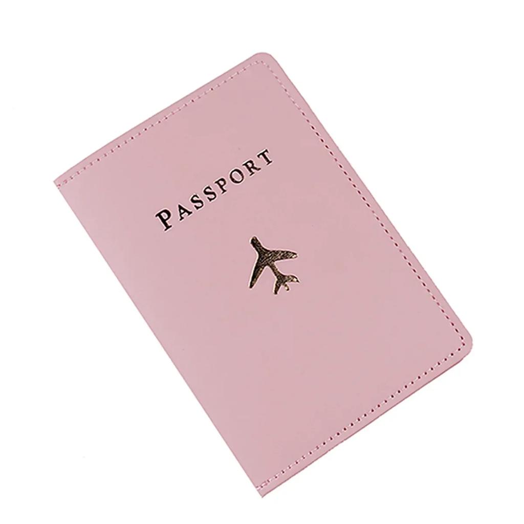 Fashion New Travel Passport Cover Women Men Passport Credit Card Holder Case PU Leather Business Card Passport Wallet