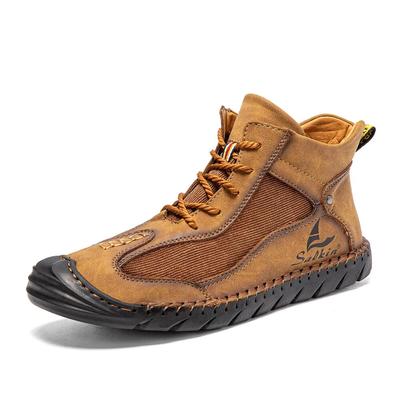 Cuciture a mano Scarpe in pelle traspirante Uomo Stivaletti casual Scarpa Retro Morbida zapatos hombre sneakers lusso stilista