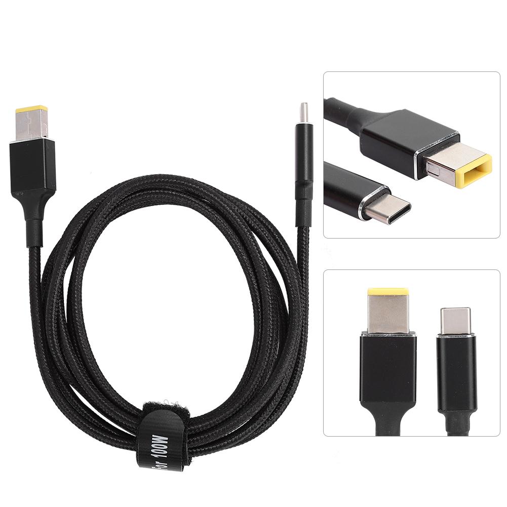 TYPE C to DC Square 4.0 4.5 7.4 Charger Cable Fast Charging Line 100W 5A for Lenovo(For Lenovo