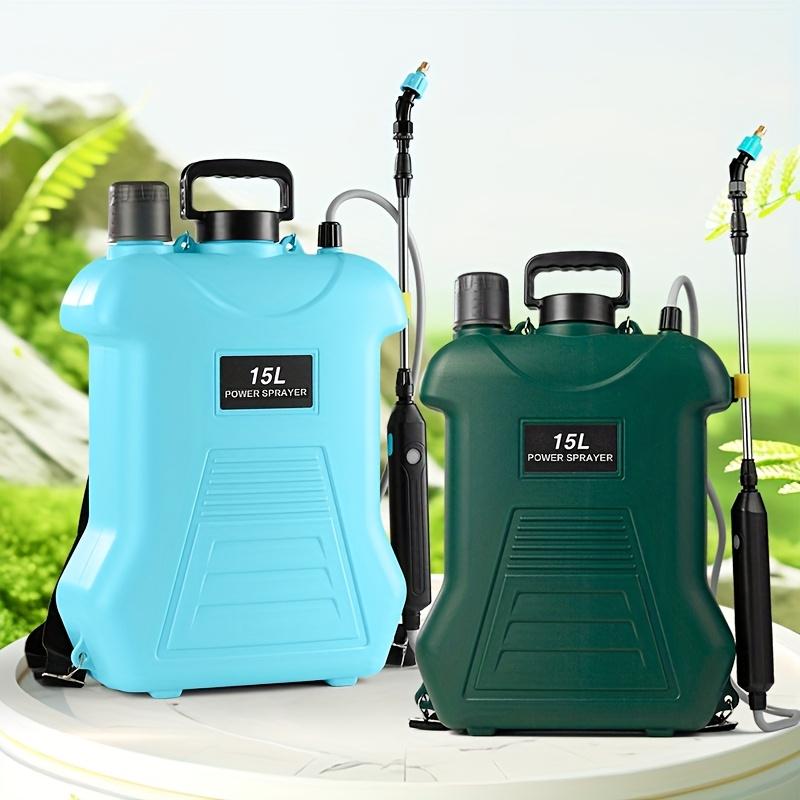 3.96gal Battery Operated Garden Sprayer Electric Backpack Sprayer Garden Patio Lawn Sprayer with 5 Spray Nozzles Retractable Hose And Adjustable Strap
