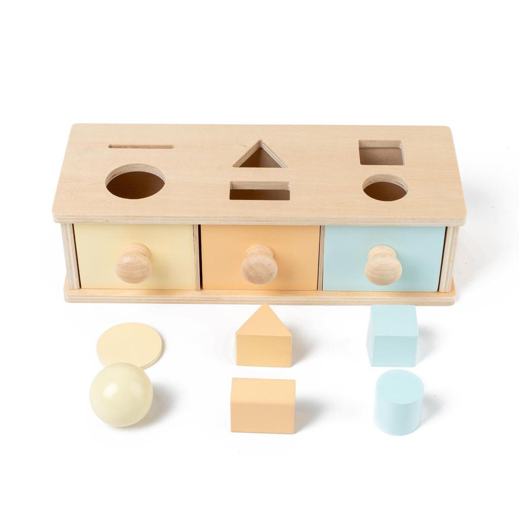 Montessori Wooden Ball Rolling Box: Early Education Toy for Children's Concentration Training