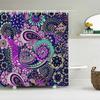 3D Indian Bohemia Print Shower Curtain With Hooks Nordic Style Bohemian Style Mandala Waterproof Fabric Home Bathroom Curtains