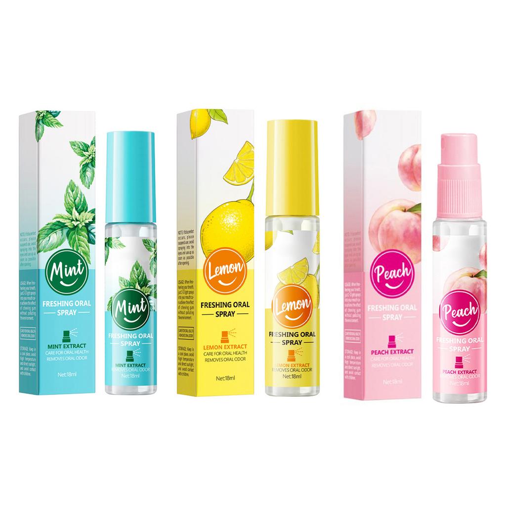 Plant & Fruit Extract Fresh Breath Spray for Adults, Portable Oral Care Solution To Refresh Teeth & Dental Health