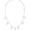 SENTIMENTS No.574 [SILVER] LOCK LAYERED NECKLACE
