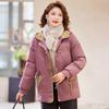 Pasite Women's New Chinese Style Embroidered Hooded Winter Coat