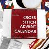 Cross Stitch Advent Calendar Christmas Cross Stitch Handmade Gift Kit Wooden Christmas Embroidered Gift Blind Box