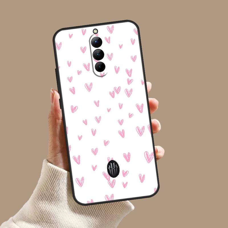 Heart Cartoon Girls Case For ZTE Nubia Red Magic 10S 9S 8S 8 9 10 11 Pro Plus 6 7 6S 7S Pro 5G 6R 10 Air Cover