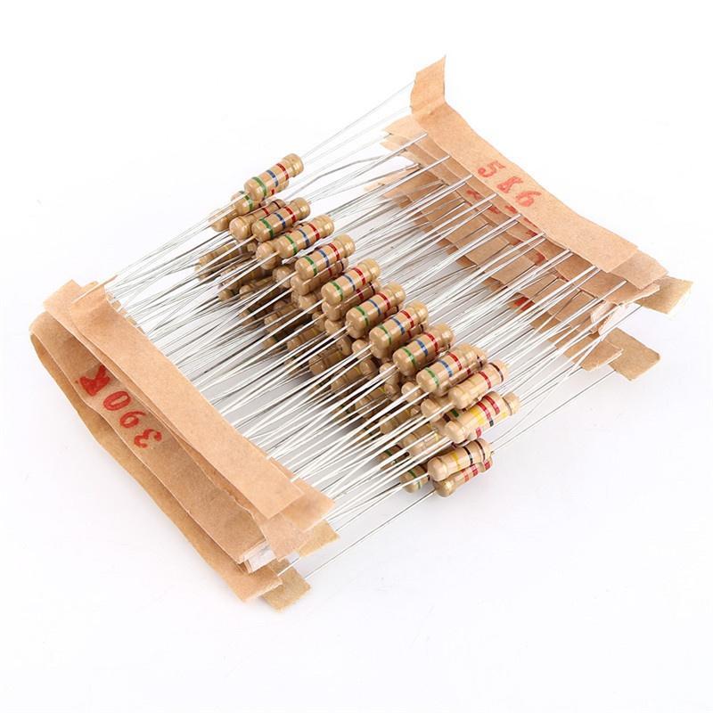 1/2W Carbon-film Resistor Electronic Component 1000pcs 1 ohm ~ 10M ohm 1/2W Carbon-film Resistor Electronic Component 1000pcs 1 ohm ~ 10M ohm