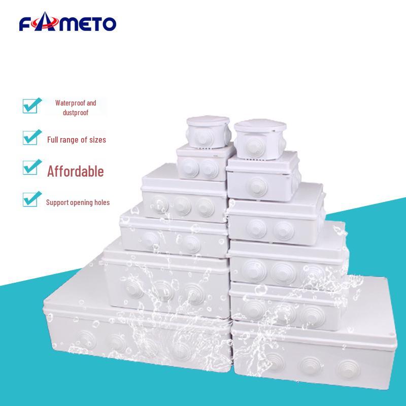 Outdoor Waterproof Underground Plastic Cable Junction Box IP65 with Complete Specifications