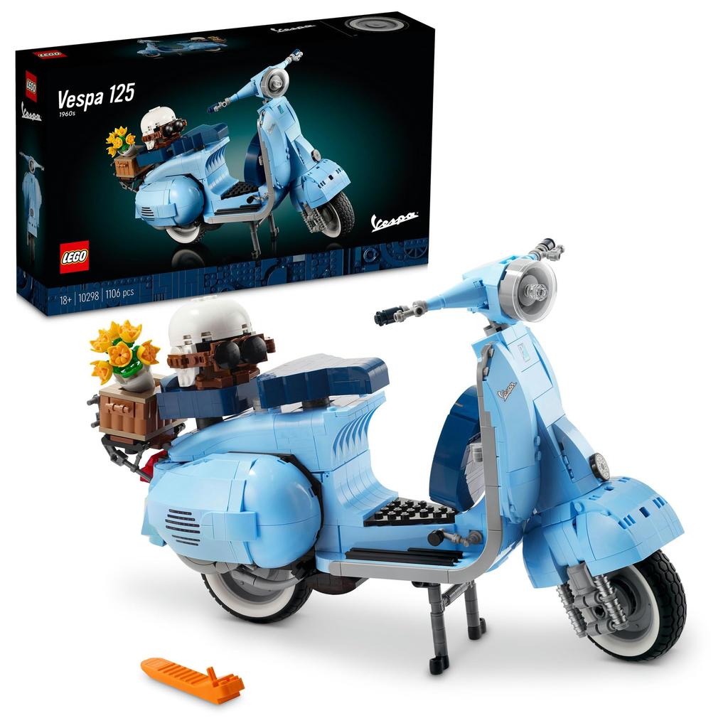 LEGO Vespa 125 10298 Toy Blocks Gift Vehicle Bike Boys Girls Adults