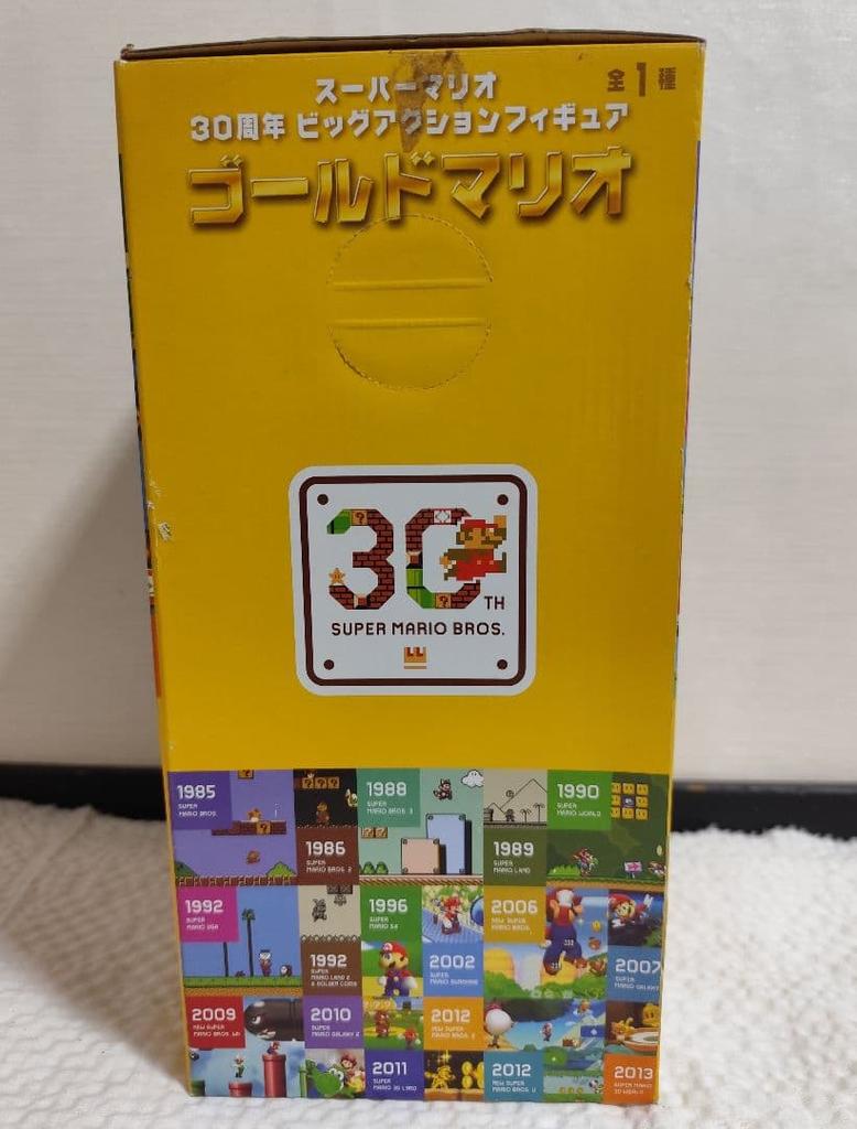 [USED] TAITO Gold Mario 30th Anniversary Big Action Figure Prize