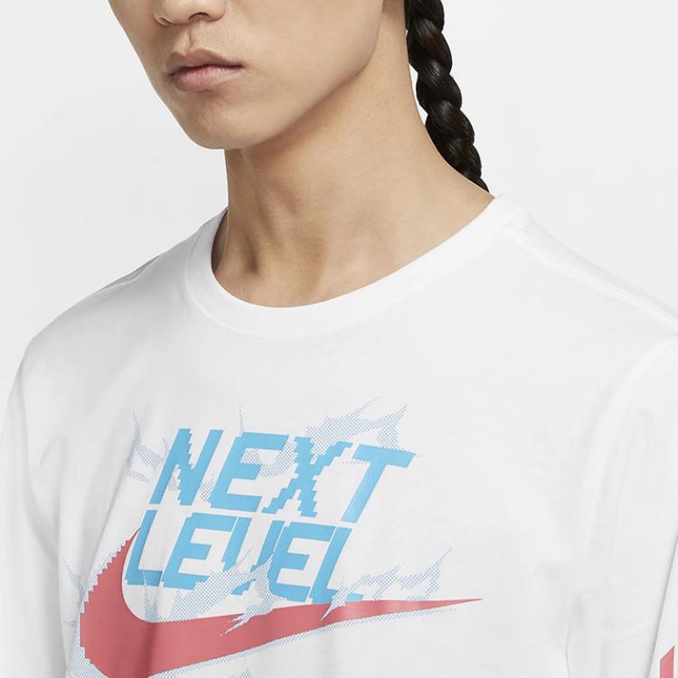 Nike Lpl Letter Print Crew Neck Long Sleeve T-Shirt Men Tops White DA5004-100