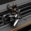 Cute Bear Shake Head Plane Car Air Freshener Bear Propeller Aromatherapy Diffuser Vent Clips Shaking Head Car Perfume