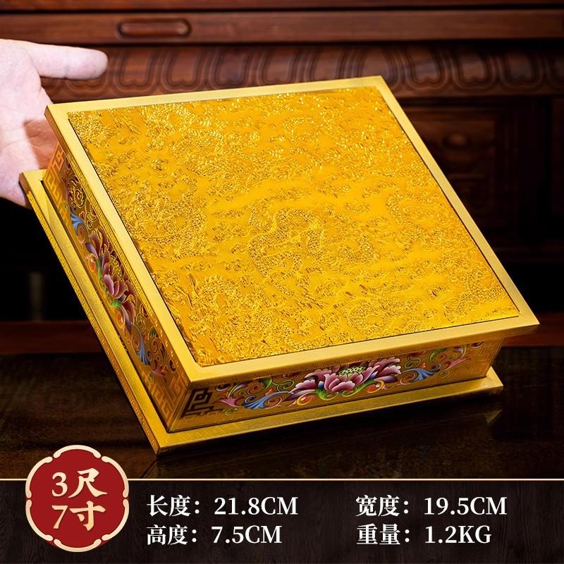 

Главная эмаль цветная золотая основа статуя Будды алтарь постамент божества лотос подношение платформа для дома предметы интерьера