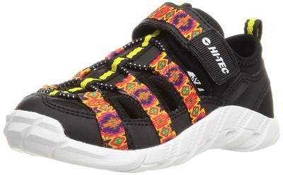 Helms Kids Water 2E Hi-Tec Shoes, Black/Multi, 17.0 Cm,