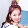 Bun Maker Expanding Flowers Hair Clips Crystal Hair Claw Bird Nest Twist Clip Rhinestone Hairpins