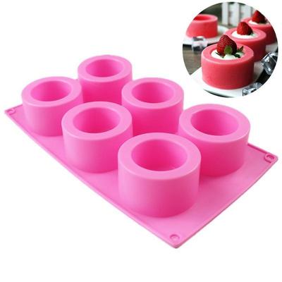Stampo in Silicone per Torta Cioccolato 6 Fori Teglia da Forno Sfera Pop Fai da Te Stampini per Torta Biscotti Strumenti