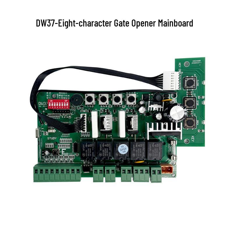 Electric Double Leaf Swing Gate Motor with Remote for Villas and Courtyards Mainboard Only