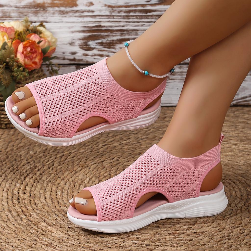 Women's Sandal Comfortable and Lightweight Sandal Mesh Sandal Casual Shoes for Summer