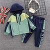 Children's Autumn Suit  Boys Charge Coat Middle and Big Boys Sportswear Pants Two Piece Set