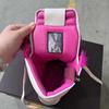 Ro Designer Boots Men Shoe Rose Pink Horse Hair Women High Top Shoes Sneaker Pink Horsehair White Leather Ankle Boot Sneakers