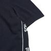 FILA Heritage Minimalist Classic Fashion Trendy Retro Casual Versatile Comfortable Woven Half-Zip Short Sleeve Knit Top Women tops F51W628401FNV