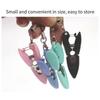 Plastic Mini Pocket Scissors Cartoon Cross Stitch Thread Trimmer  School Office Supplies
