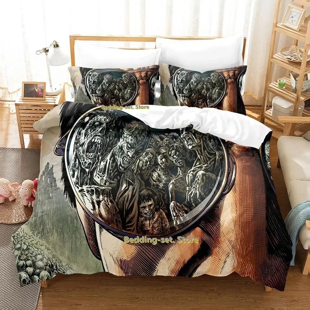 Comics Extinction Parade Bedding Set Cartoon Anime Three-Piece Set Adult Kid Bedroom Duvetcover Sets Funda Cama Infantil