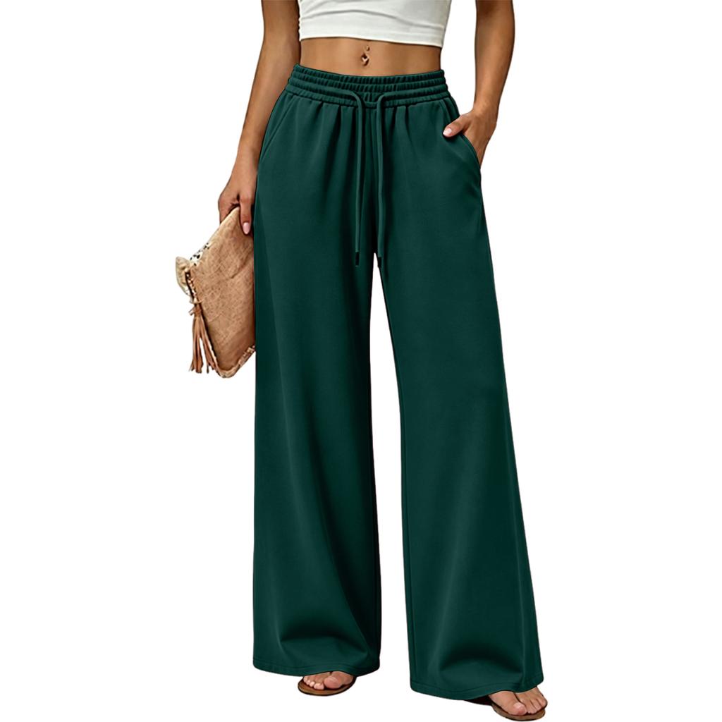 Women's Color Wide Leg Sweatpants Casual Versatile Joggers for Everyday Wear