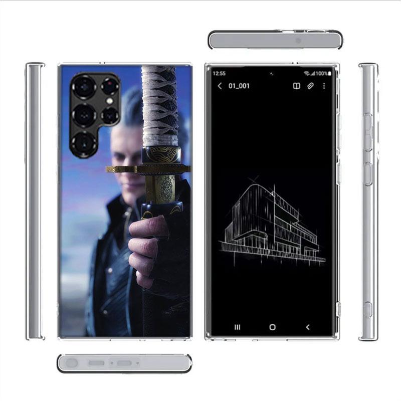 D-Devil May Cry DMC Cases Phone Case for Samsung Galaxy S26 Ultra S25 Edge S24 S23 FE S21 Plus S20 S22 S10 Cover TPU Capa Shell