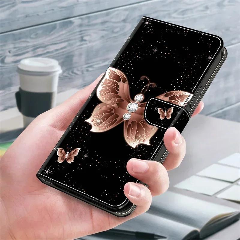 For Xiaomi Redmi 10C Case Stand Wallet Book Cover for Coque Redmi 10 Phone Case Redmi10A Fundas Flower Leather Protective Cases