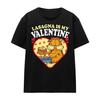 Garfield Womens/Ladies Lasagna Is My Valentine T-Shirt