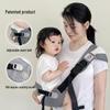 Lumbar Support Baby Waist Stool Carrier - Hands-Free, Front-Facing, Toddler Hug Support.