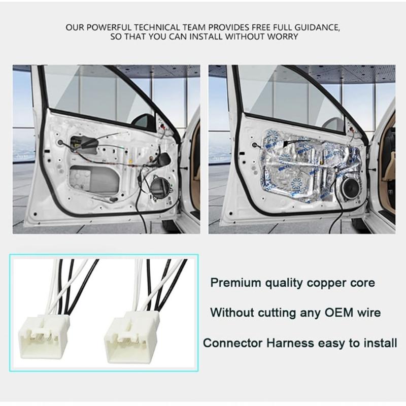 Zuverlässige Stecker im Lautsprecheradapter 72-5602 Kfz-Kabelbaum für Automobile Vereinfacht die Installation des Stereo-Systems