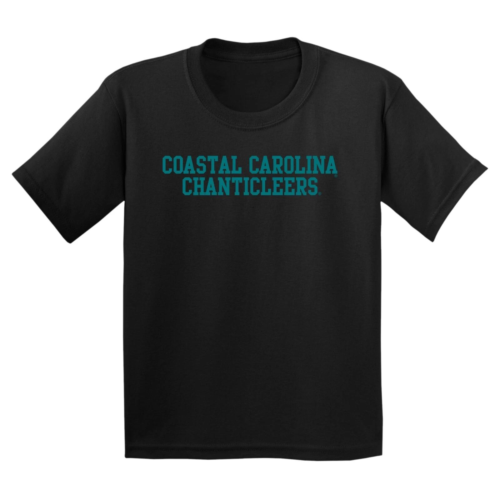 Coastal Carolina Chanticleers Basic Block Youth T-Shirt - Black 3XL