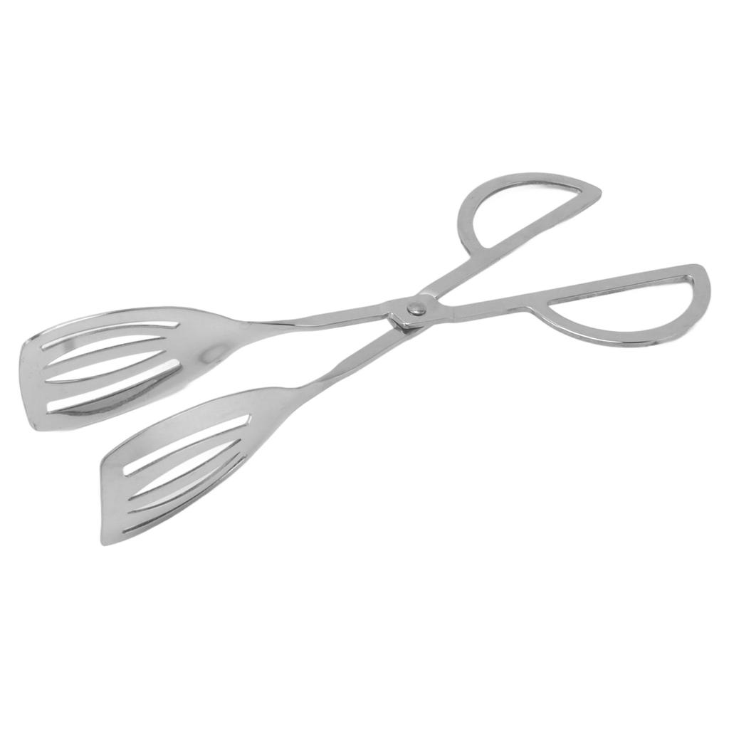 Serving Tongs 201 Stainless Steel Rust Proof Corrosion Proof Comfortable Grip Food Tongs for Kitchen