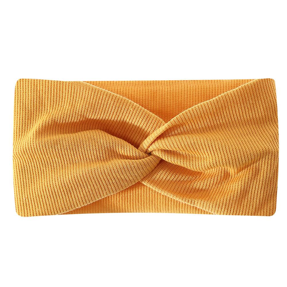 Bohemian Sports Wide Headband Threaded Cotton Cross Yoga Sports Stretch Headband