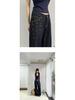 Yuyi 2026 Spring Women's Rivet Tie-Dye Wide-Leg Jeans