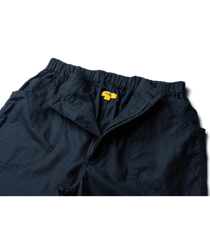 Deoleseukyu Linen Cotton Domingo Pants [Navy]