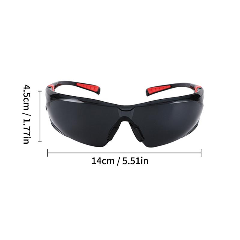 Safety Goggles Protect Glasses Men Women with Adjustable Mirror Legs Work Sport Outdoor Protective Glasses Against Wind and Dust
