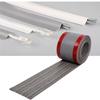 1 Roll 118.11inch Self-Adhesive Long Cable Protector, TV Cable Management Cord Hider Cord, Floor Cable Cover for Office Cable Ma