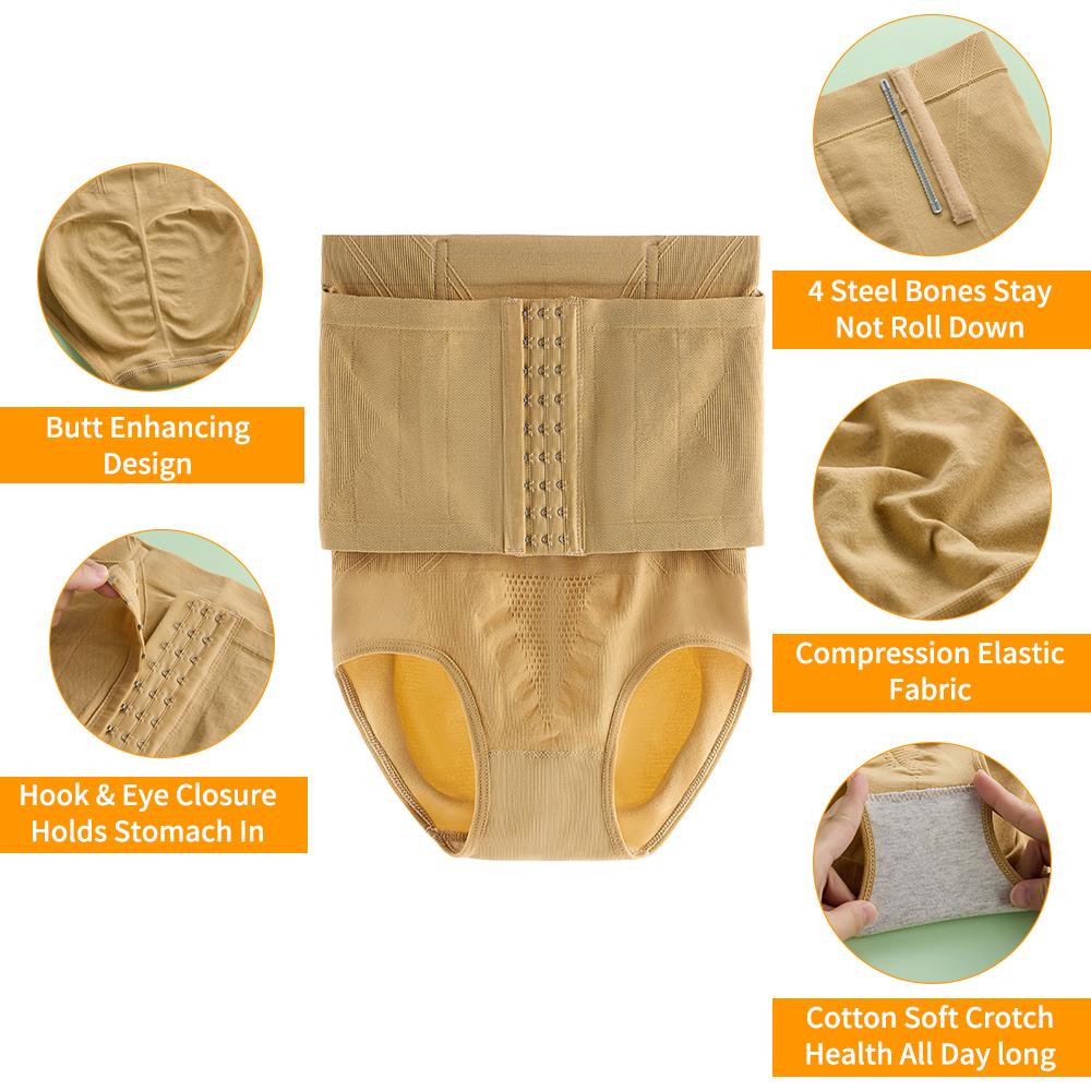 Frauen Body Shaper Bauch Steuer Höschen Abnehmen Unterwäsche Taille Trainer Korsett Briefs Butt Lifter Shapewear Hohe Taille Shaping Höschen