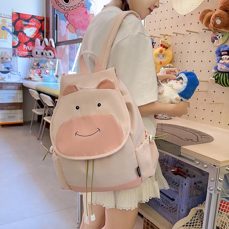 2025 Preppy Women's Backpack: Large Capacity, Fashionable & Versatile for Travel & Commute