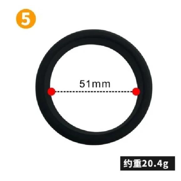 6 Size Elastic Silicone Cock Ring Ball Stretcher Foreskin Loop For Men Penis Erection Extender Semen Lock Couple Game Sex Toys