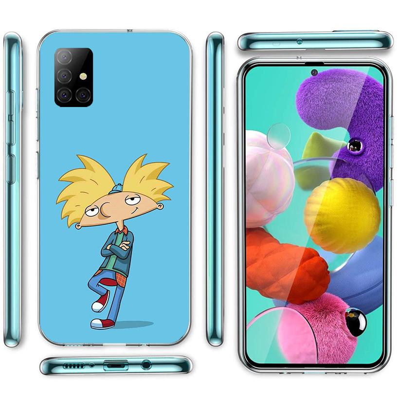 Cartoon Hey Arnold Fondos Phone Case For Samsung Galaxy A52 A32 A22 A12 A51 A31 A50S A30S A20S A10S Note 20 Ultra 10 Plus S10 A7