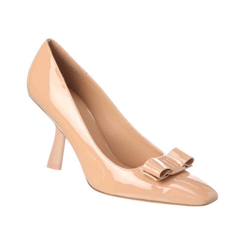 

Salvatore Ferragamo Патентованные туфли Ferragamo Anz Bow