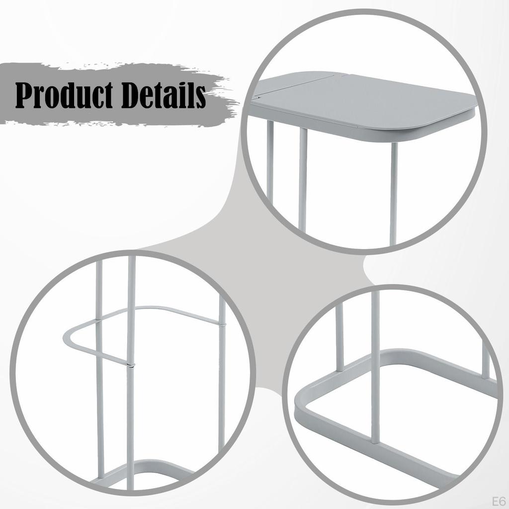 Garbage Bag Holder Organizer, Modern Decorative Outdoor Trash Can, for Recycling,